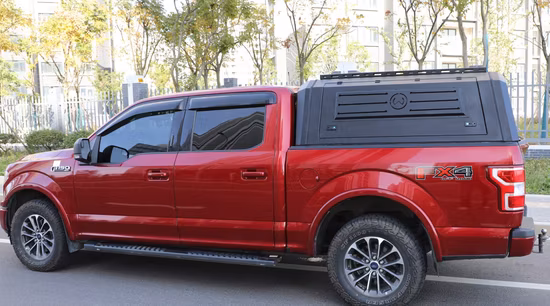 Tettoia per cassetta degli attrezzi in lega di alluminio per camion pick-up per tetto OEM in acciaio personalizzato per Ford F150 F250 F450 Ranger