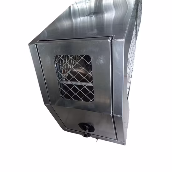 Box per cani pieghevole in alluminio Box per cani pieghevole in metallo Gabbia per cani da viaggio in alluminio