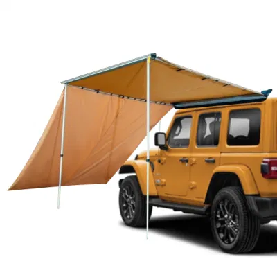 Tenda da tetto per auto Tenda da campeggio per esterni Tenda da tetto beige Ute Baldacchino in alluminio