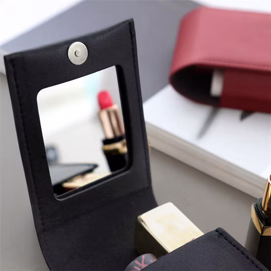 Mini borsa da viaggio per trucco, custodia per rossetto cosmetico, custodia per lucidalabbra