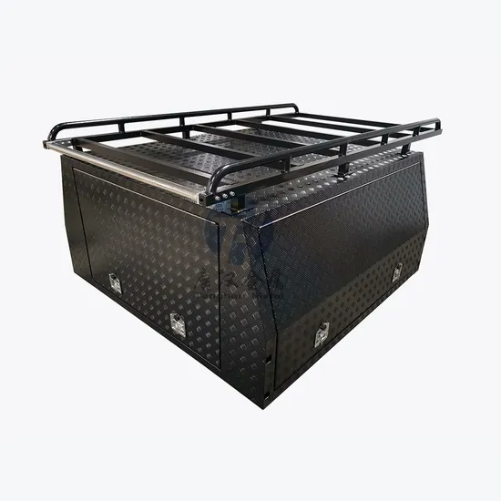 Vassoio 4WD in alluminio personalizzato con cabina singola/doppia/extra e tettuccio per pick-up con scatola per cani e cassetta degli attrezzi per Landcruiser, Hilux, Ranger, Dmax, Bt50