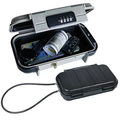 Custodia portatile impermeabile per cassaforte da spiaggia, custodia portatile, custodia sicura per oggetti di valore in ABS